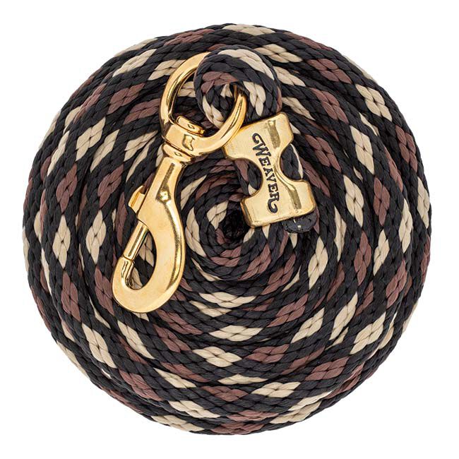 Weaver Equine Poly Lead Rope with Solid Brass 225 Snap image number null
