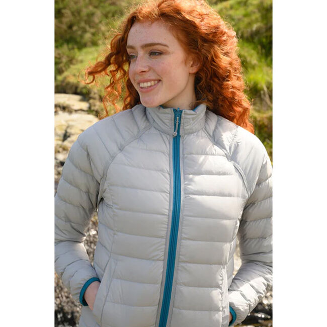 Mac in a Sac Women's Packable Down Jacket - Petrol/Soft Gray image number null
