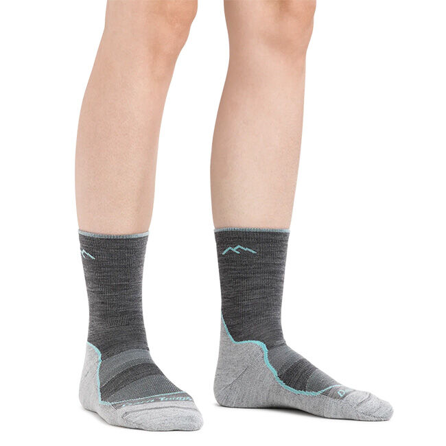 Darn Tough Women's Light Hiker Micro Crew Lightweight Hiking Sock - Slate image number null