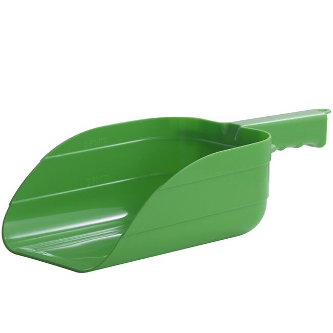 Little Giant 5 Pint Plastic Feed Scoop Lime image number null