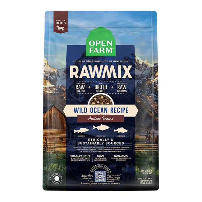 Open Farm RawMix Ancient Grains Dog Food - Wild Ocean Recipe image number null