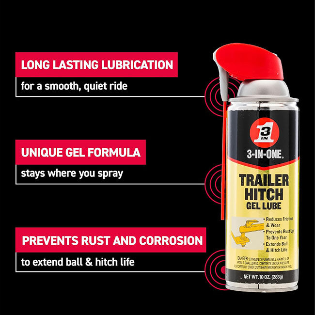 3-IN-ONE Trailer Hitch Gel Lubricant - 10 oz image number null