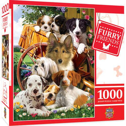 Leanin' Tree Furry Friends Puzzle - "Ready for Work"
