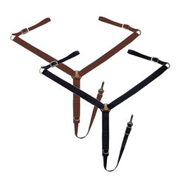Intrepid International Draft Horse Nylon Western Breastplate