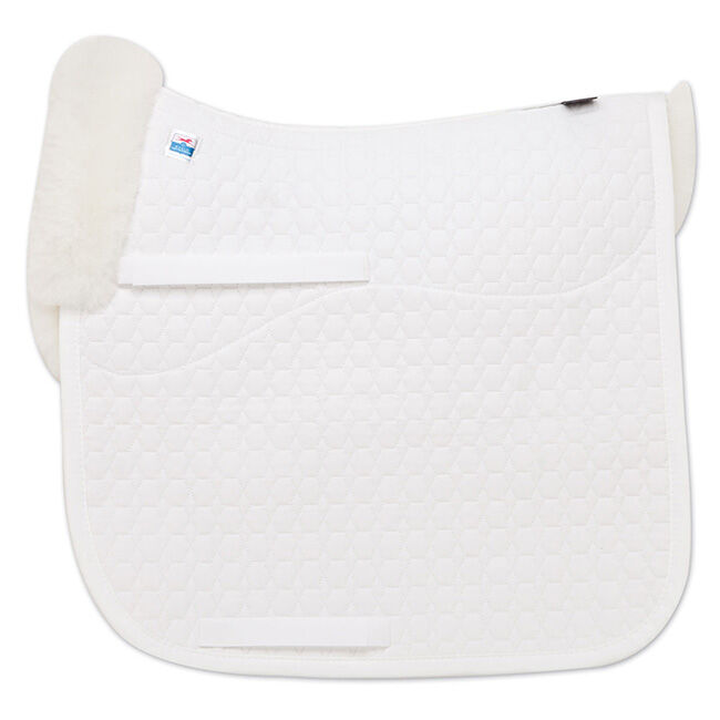 E. A. Mattes Dressage Correction Square Pad with Sheepskin Panels image number null