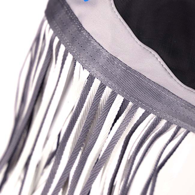 Shires FlyGuard Pro Fine Mesh Fly Mask with Ears & Nose Fringe - Jet image number null