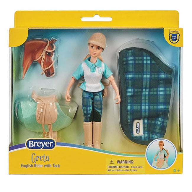 Breyer Greta English Rider & Tack image number null