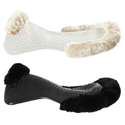 Acavallo Gel Non-Slip Sheepskin Massage Cut-Out Flat Pad