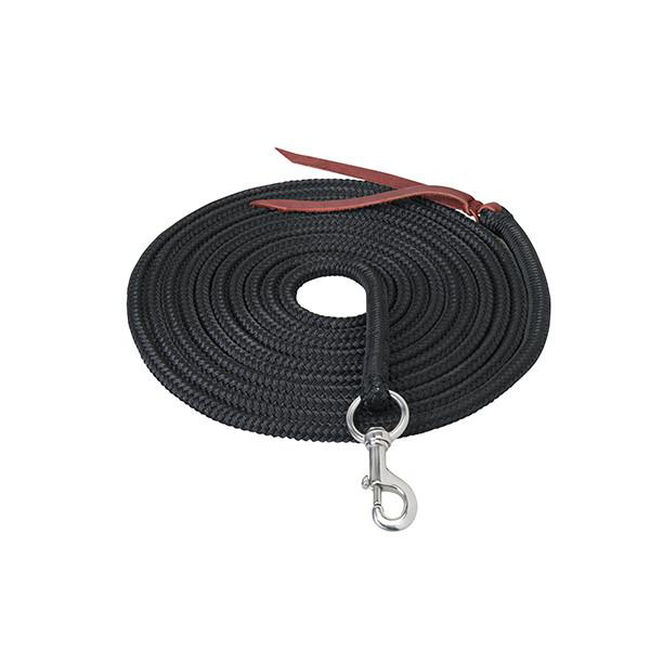 Weaver Equine 1/2" x 22' Silvertip Lunge Line with 225 Snap image number null