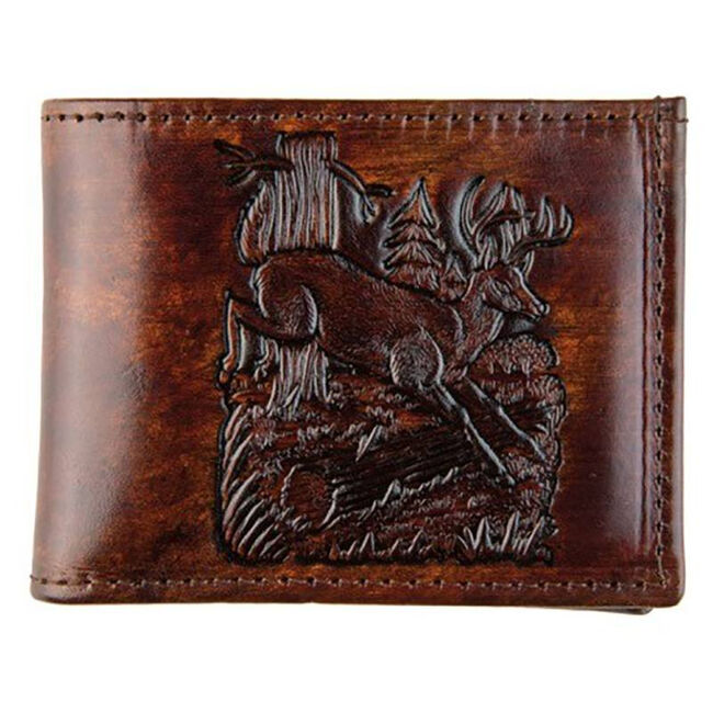 Western Express Brown Leather Billfold image number null