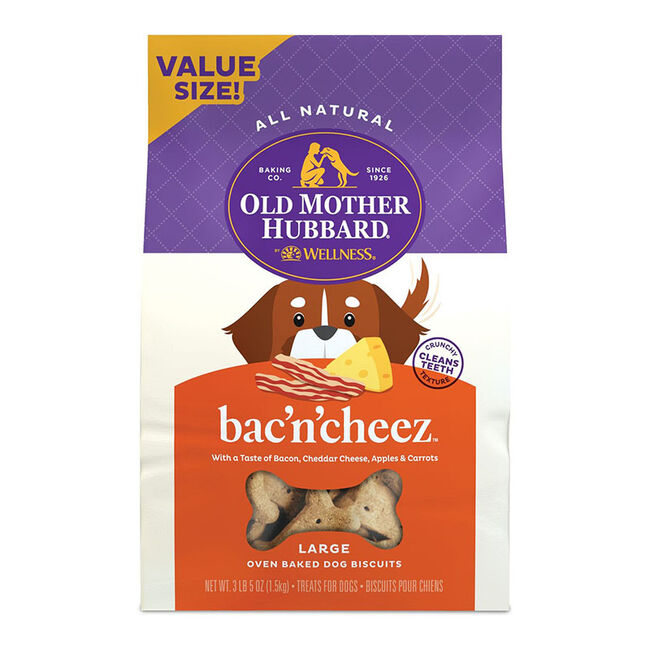 Old Mother Hubbard Oven-Baked Dog Biscuits - Bac'N'Cheez - Large image number null