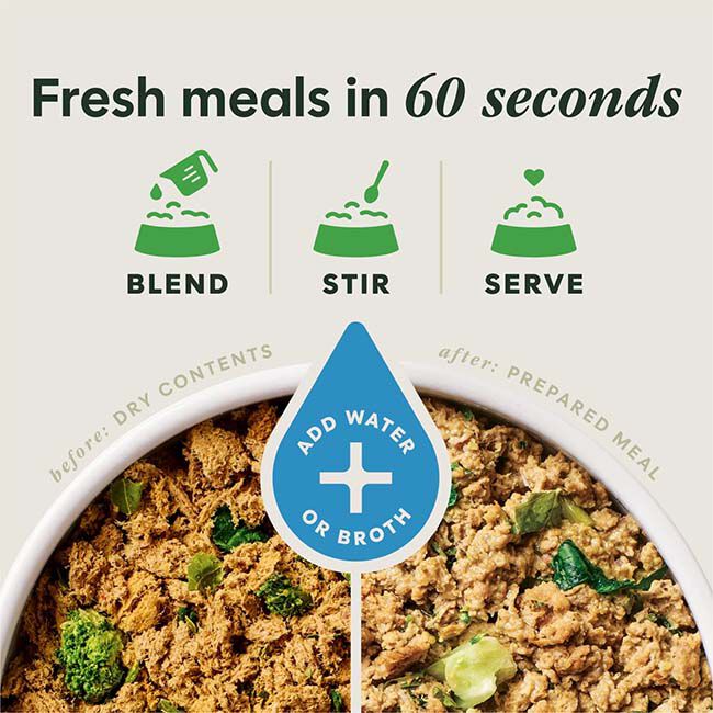 Instinct FreshDried Grain-Free Freeze-Dried Raw Meal Blends for Dogs - Cage-Free Chicken & Supergreens image number null