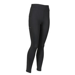 Shires Aubrion Kids' Shield Winter Riding Tights - Black