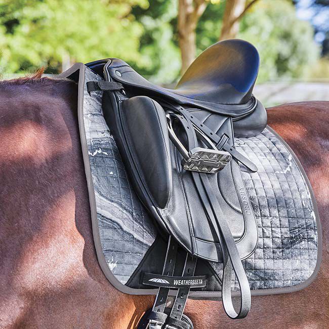 WeatherBeeta Prime Marble Shimmer Dressage Saddle Pad image number null