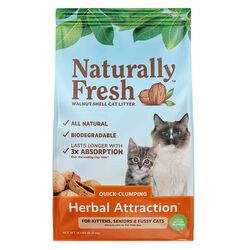 Naturally Fresh Herbal Attraction Clumping Walnut Shell Cat Litter