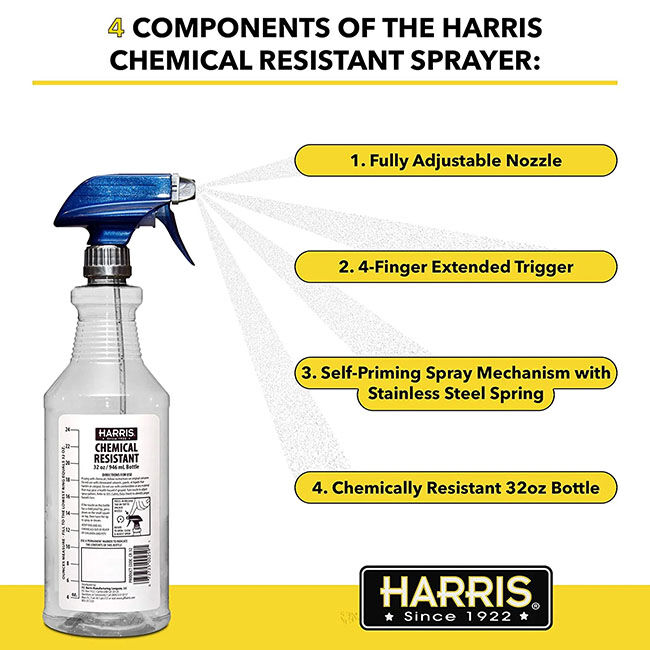 Harris Chemical Resistant Sprayer - 32 oz Capacity image number null