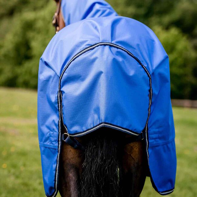 Horseware Amigo Hero Ripstop Turnout (0g Lite) - Blue/Navy & Grey - Closeout image number null