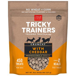 Cloud Star Tricky Trainers Crunchy Cheddar Flavor Dog Treats 8 oz