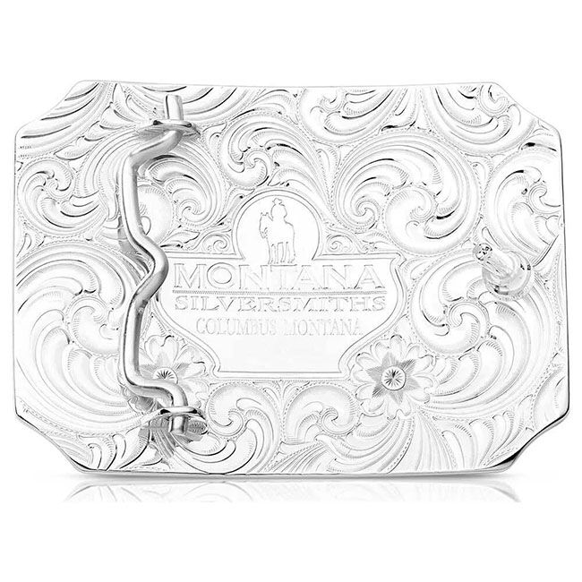 Montana Silversmiths AQHA All American Silver Buckle image number null