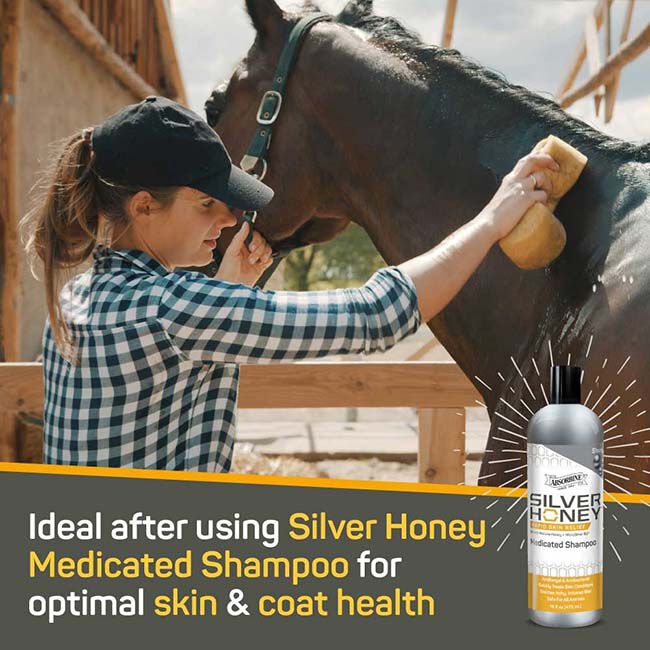 Absorbine Silver Honey Rapid Skin Relief Soothing Conditioner - 16 oz image number null