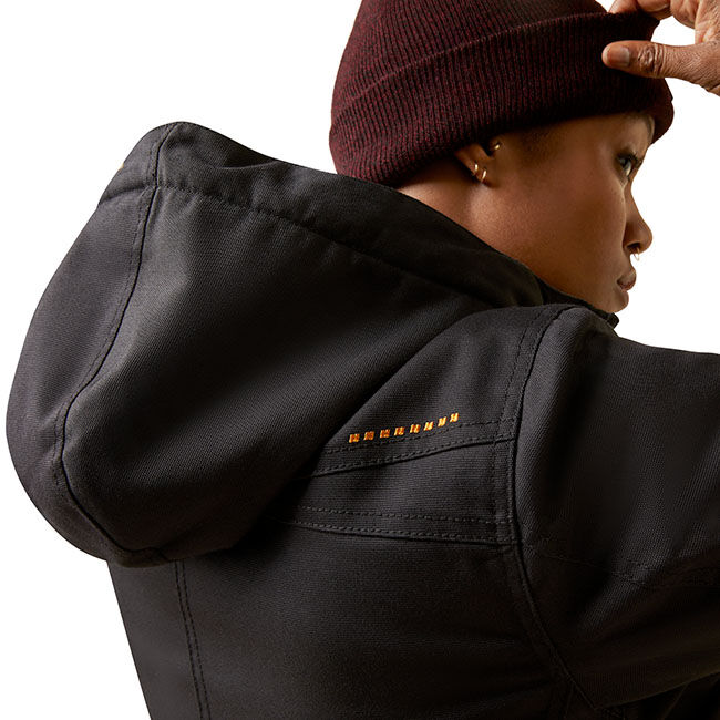 Ariat Women's Rebar DuraCanvas Insulated Jacket - Black - Closeout image number null