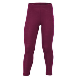 Engel Kids' Wool/Silk Blend Leggings - Orchid