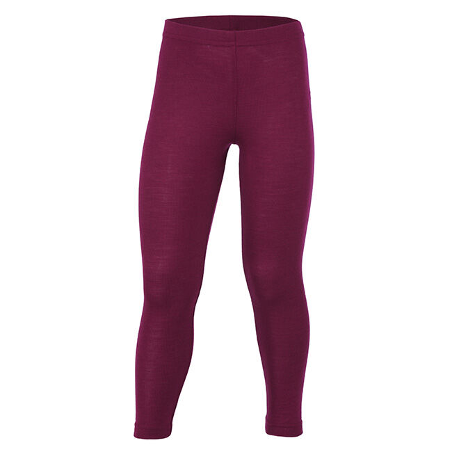 Engel Kids' Wool/Silk Blend Leggings - Orchid image number null
