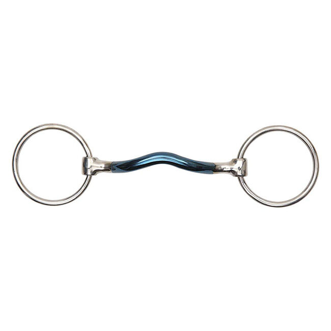 Shires Blue Sweet Iron Loose Ring with Mullen Mouth image number null