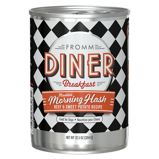 Fromm Diner Breakfast Dog Food - Maddie's Morning Hash Beef & Sweet Potato Recipe - 12.5 oz image number null