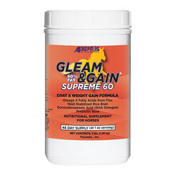 Adeptus Gleam & Gain Supreme 60 - Healthy Skin, Coat & Weight Gain Formula