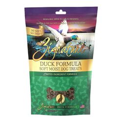 Zignature Soft Dog Treats - Duck Formula - 4 oz