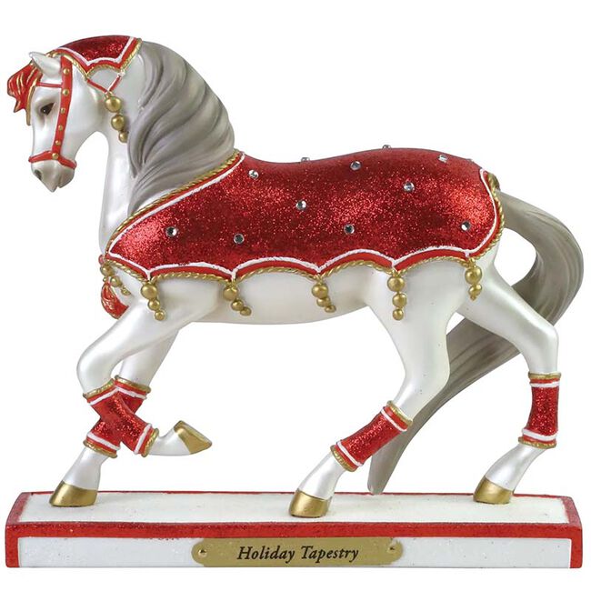 Trail of Painted Ponies Figurine - Winter 2021 - Holiday Tapestry image number null