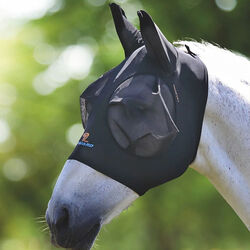 Shires FlyGuard Pro Stretch Fly Mask - Jet