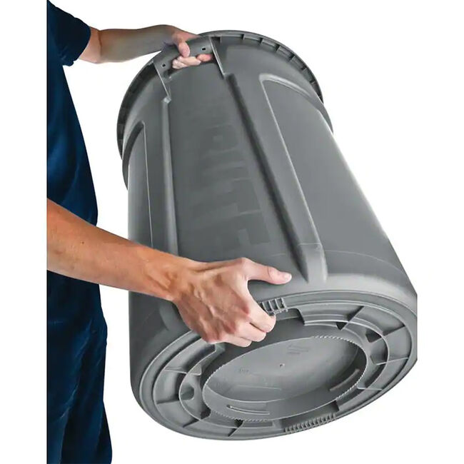 Rubbermaid Brute Garbage Can - 10-Gallon Capacity image number null