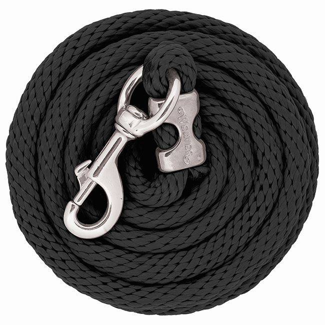 Weaver Equine Poly Lead Rope with Chrome Brass Snap image number null