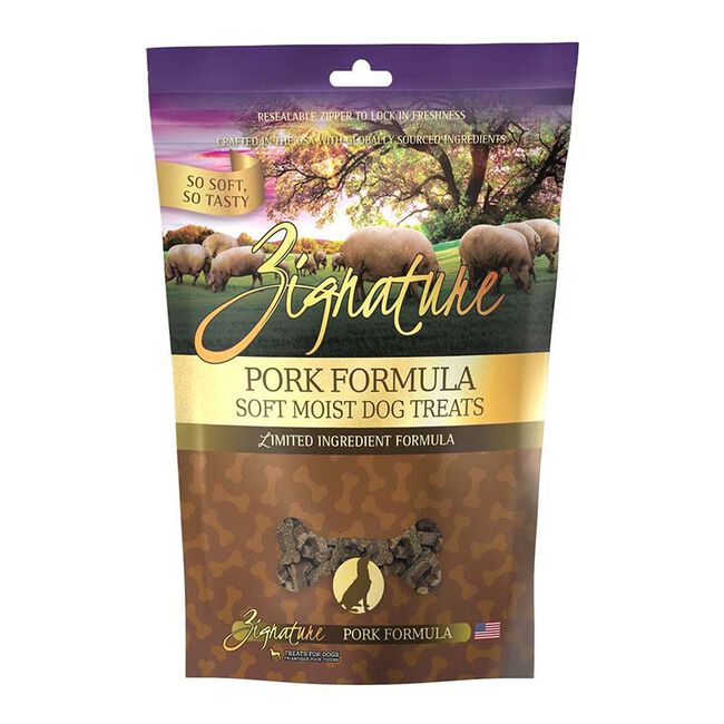 Zignature Soft Dog Treats - Pork Formula - 4 oz image number null