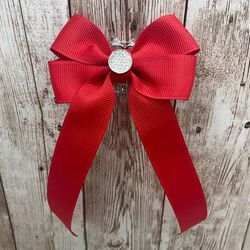Benny Bows Red Tail Ribbon