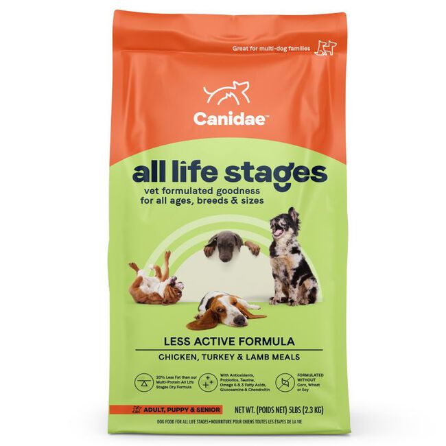 CANIDAE All Life Stages Platinum Less Active Formula Dry Dog Food image number null
