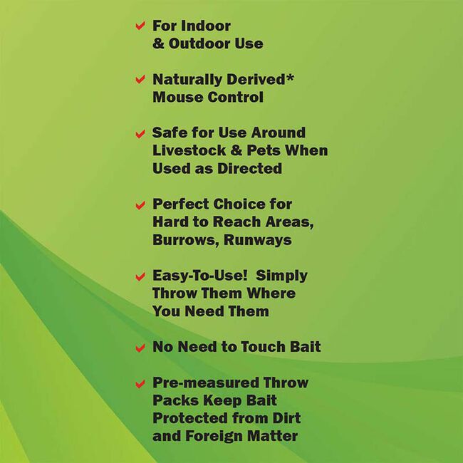 RatX NonToxic Bait Pellet Throw Pack for Mice and Rats 6Pack The