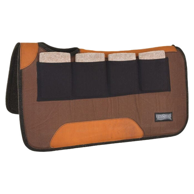 Reinsman Multi-Fit 4 Ranch Pro Square Contour Wool Pad image number null