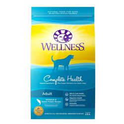 Wellness Complete Health Dog Food - Whitefish & Sweet Potato Recipe - 30 lb