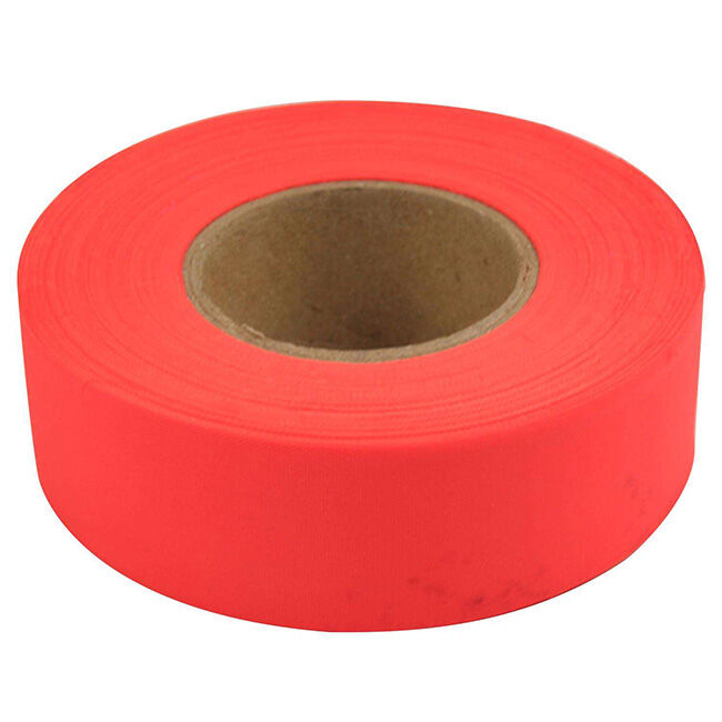 C.H. Hanson 1-3/16" x 300' Plastic Flagging Tape - Orange image number null