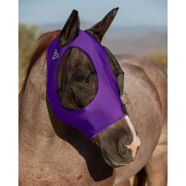 Professional's Choice Comfort Fit Lycra Fly Mask - Purple image number null