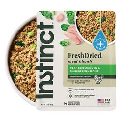 Instinct FreshDried Grain-Free Freeze-Dried Raw Meal Blends for Dogs - Cage-Free Chicken & Supergreens