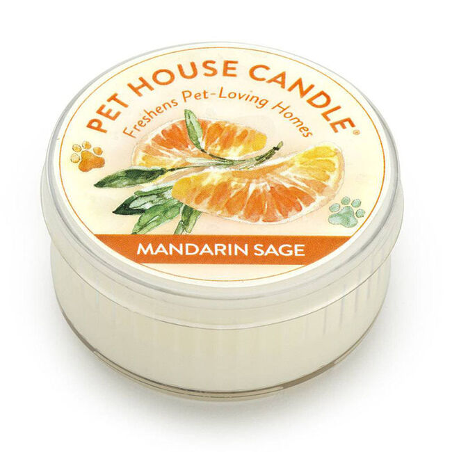 Pet House Candle Mandarin Sage Mini Candle image number null