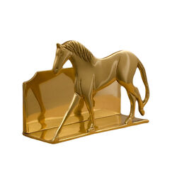 Horse Fare Brass Horse Napkin Holder