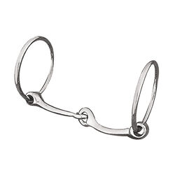 Weaver Equine Polished Stainless Steel Snaffle Draft Bit