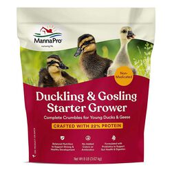 Manna Pro Duckling & Gosling Starter Grower - Non-Medicated Crumbles