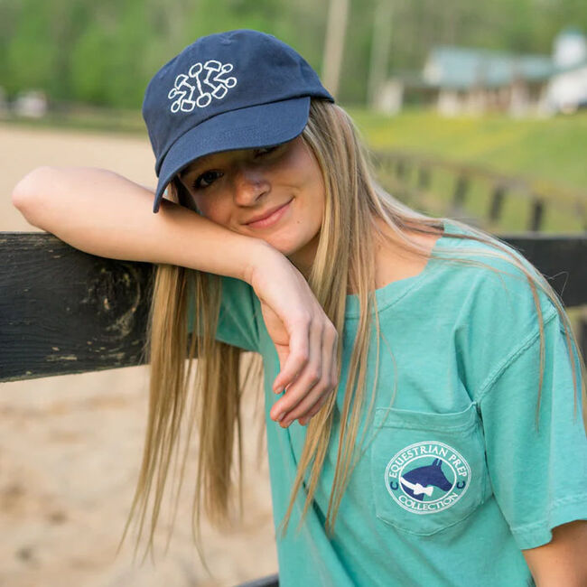 Equestrian Prep Collection Cap - Bits - Navy - Closeout image number null
