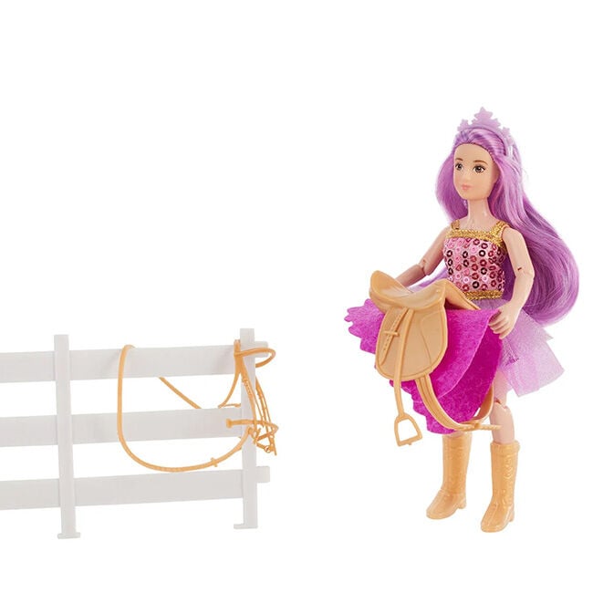 Breyer Lyra Unicorn Rider & Tack image number null